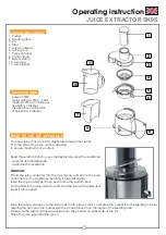 Предварительный просмотр 9 страницы Eldom SK9S Operating Instruction