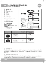 Preview for 10 page of Eldom Spin SI1050 Operating Instruction