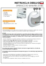 Предварительный просмотр 5 страницы Eldom ST140C Instruction Manual