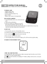 Preview for 8 page of Eldom viola WK330 Instruction Manual