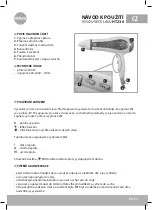 Предварительный просмотр 11 страницы Eldom viollet HT230 Manual