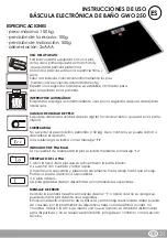 Preview for 21 page of Eldom Weighty GWO250 Instruction Manual