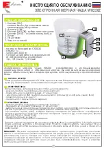 Предварительный просмотр 14 страницы Eldom WK220Z Instructions For Use Manual