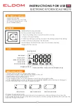 Предварительный просмотр 5 страницы Eldom WK270 Instructions For Use Manual