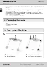 Предварительный просмотр 4 страницы Eldonex EBS-1011 Series User Manual