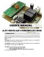 eLdrim eLR1-868H2 User Manual preview