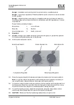 Preview for 4 page of Ele 46-4825 Operating Instructions Manual