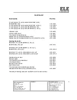 Preview for 9 page of Ele 88-0200/01 (L-3C-4) Operating Instructions Manual