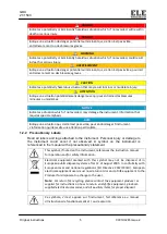 Preview for 5 page of Ele GDU 27-1500 Operating Instructions Manual