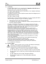 Preview for 6 page of Ele GDU 27-1500 Operating Instructions Manual