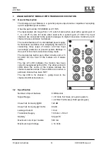 Preview for 14 page of Ele GDU 27-1500 Operating Instructions Manual