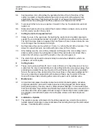 Preview for 5 page of Ele GSP210 Operating Instructions Manual