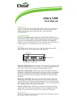 Preview for 1 page of Eleaf iStick 30W User Manual