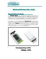 Elec Freaks Bluetooth Modem User Manual preview