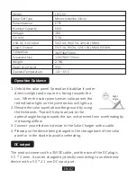 Preview for 4 page of ELECAENTA LSFC-60 User Manual