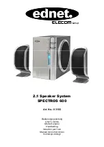 Elecom Ednet SPECTROS 600 User Manual preview