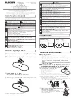 Elecom HCT-BTP01 Series Instruction Manual предпросмотр