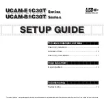 Preview for 1 page of Elecom UCAM-B1C30T Series Setup Manual