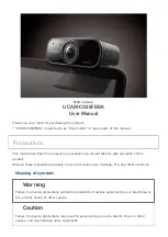 Preview for 1 page of Elecom UCAM-CX80FBBK User Manual