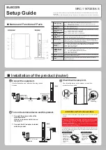 Preview for 1 page of Elecom WRC-1167GEBK-S Setup Manual