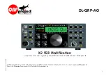 Предварительный просмотр 1 страницы ELECRAFT K2 SSB Manual