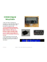 ELECRAFT KX3 Setup Manual предпросмотр