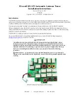 Preview for 1 page of ELECRAFT KXAT2 Installation Instructions Manual