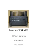 ELECRAFT KXPA100 Owner'S Manual предпросмотр