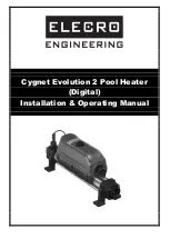 Preview for 1 page of Elecro Engineering Cygnet Evolution 2 Installation & Operating Manual