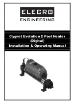 Elecro Engineering Cygnet Evolution 2 Installation & Operating Manual предпросмотр