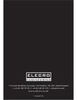 Preview for 30 page of Elecro Engineering FLOW LINE Installation & Operating Manual