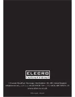 Preview for 31 page of Elecro Engineering FLOW LINE Installation & Operating Manual