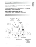 Предварительный просмотр 2 страницы Elecro Engineering Nano Splasher Heater Installation & Operating Manual