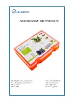 Elecrow Automatic Smart Plant Watering Kit Manual предпросмотр