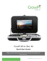 Предварительный просмотр 1 страницы Elecrow CrowPi All-in-One Kit Quick Start Manual