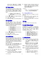 Предварительный просмотр 18 страницы Electia CTC 1132 User Manual