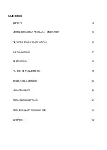 Preview for 2 page of ElectiQ eiQ90CANOPYSTEEL Installation And User Manual