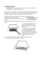 Preview for 10 page of ElectiQ eiQ90CANOPYSTEEL Installation And User Manual