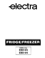 Electra Accessories EBD 8/6 Owner'S Manual preview