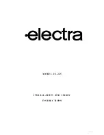 Electra Accessories EL 235 Installation And User Instructions Manual preview