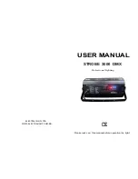 Предварительный просмотр 1 страницы Electra Light Atomic 3000 DMX User Manual