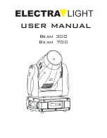 Electra Light Beam 300 User Manual предпросмотр