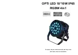 Предварительный просмотр 1 страницы Electra Light DMX512 Manual