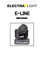 Предварительный просмотр 1 страницы Electra Light E-Line User Manual