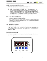 Предварительный просмотр 7 страницы Electra Light E-Line User Manual