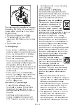 Preview for 8 page of Electra EFUL48BE User Manual