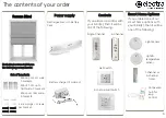 Preview for 3 page of Electra Roman Blinds How To Install, Programme And Operate