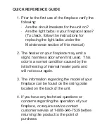 Preview for 2 page of Electralog CFP3850E Owner'S Manual