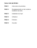 Preview for 16 page of Electralog CFP3850E Owner'S Manual