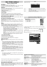 Electrex EXA TR D6 Installation Manual предпросмотр